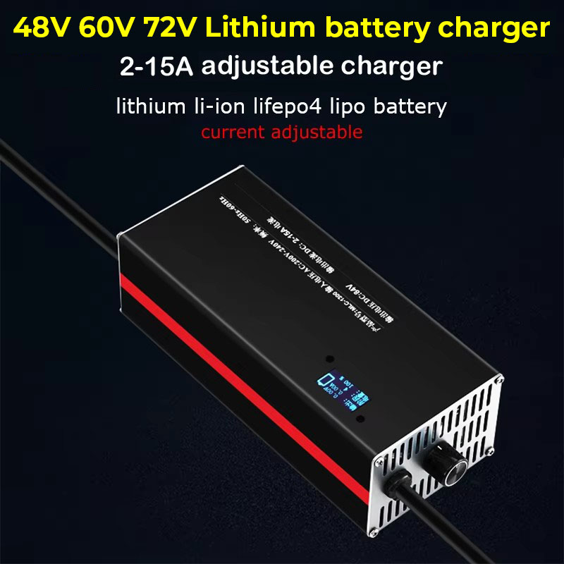 72V 15A Fast Charger - 2-15A courant ajuster Charge rapide 36V