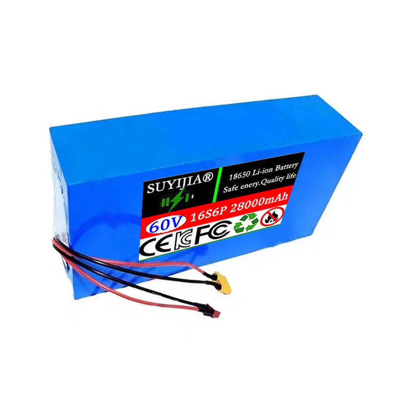 Nouveau 16S6P 60V 28Ah 18650 b - 60V 50Ah Electric Scooter Battery avis et prix